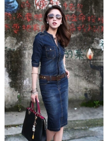 denim dress D2854