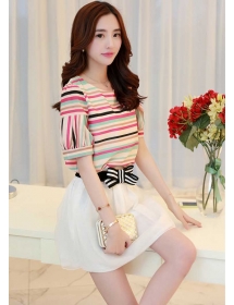 setelan wanita korea D2896