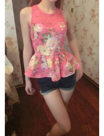 peplum top korea T842