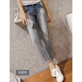 celana jeans sobek T2786