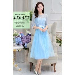 long dress korea D2920