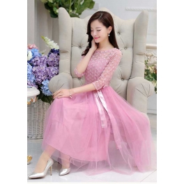 long dress korea D2921