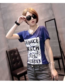 kaos wanita import T2808