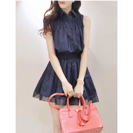 dress wanita import D2944