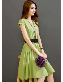 midi dress korea D2959