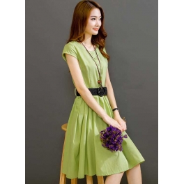 midi dress korea D2959