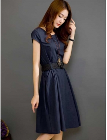 midi dress korea D2960