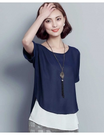 blouse chiffon import T2874