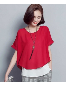 blouse chiffon import T2875