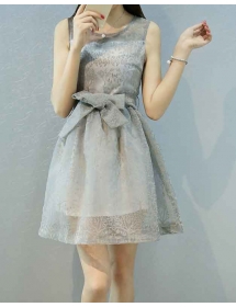 dress wanita korea D2983