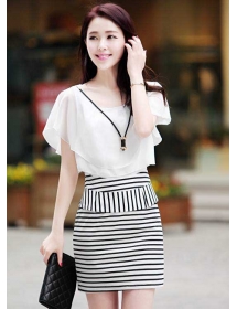 dress wanita import D2984