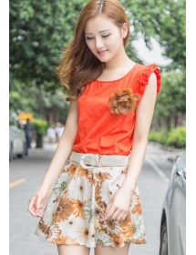 setelan wanita korea D3043