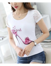 blouse wanita korea T2960