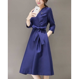 midi dress korea D3153