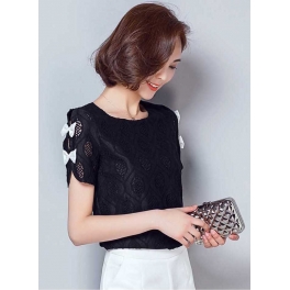 blouse brukat korea T3081