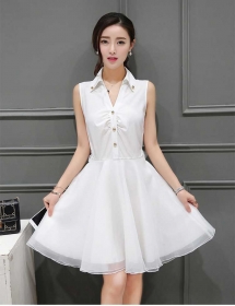 dress wanita korea D3203