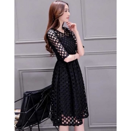 dress brukat import D3307