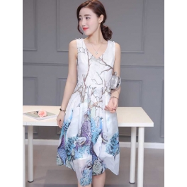 dress wanita import D3328