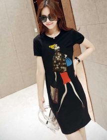 dress wanita import D3353