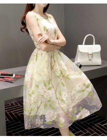 midi dress korea D3369