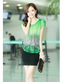 dress wanita import D3377