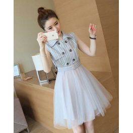 dress korea D3492