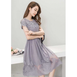 dress brukat D3504