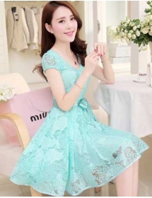 dress brukat d3534