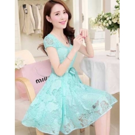 dress brukat d3534