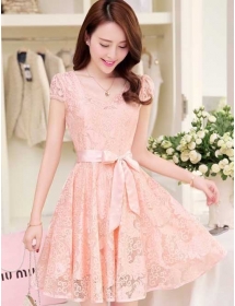 dress brukat d3535