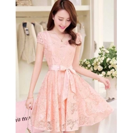 dress brukat d3535