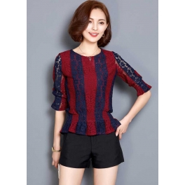 blouse brukat T3280