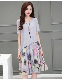 dress chiffon D3640