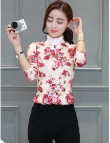 blouse brukat korea T3534