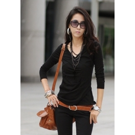 blouse wanita lengan panjang T892