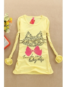 kaos lengan panjang kitty T899