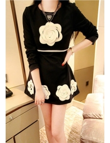 dress wanita korea D793