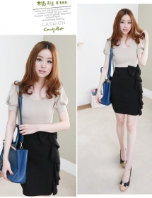 dress wanita import D796