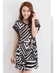 dress wanita import D803