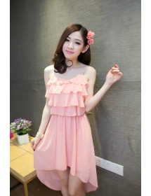 dress wanita tanpa lengan D817