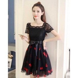 dress korea D4386