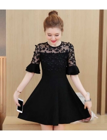 dress wanita import D4443