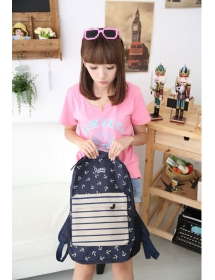 tas ransel motif jangkar bag443