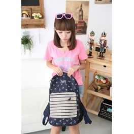 tas ransel motif jangkar bag443