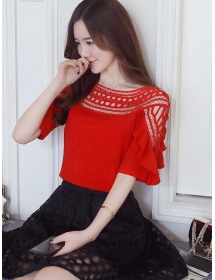 blouse korea T3936