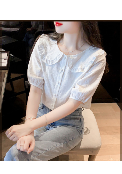 kemeja wanita korea kerah sailor  T9078